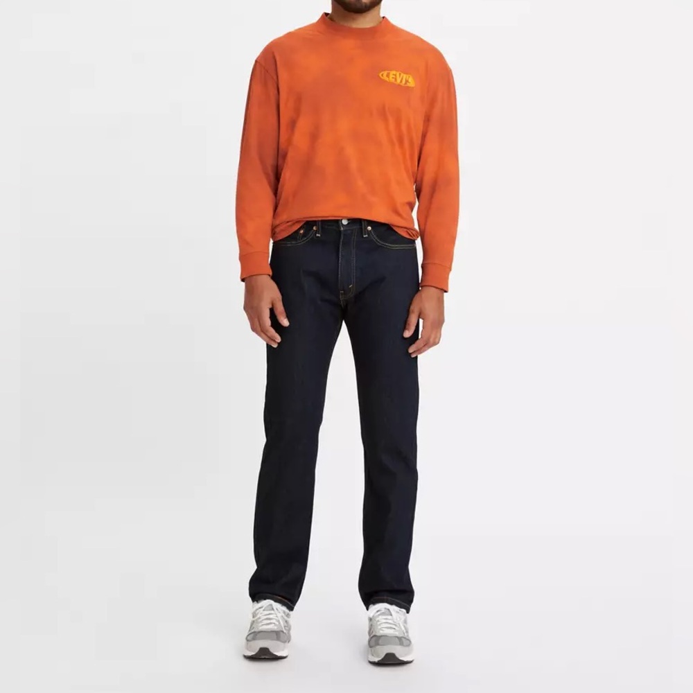 2/60$ LEVI’S 505 Regular Fit Straight Jeans Dark‎ Wash 28